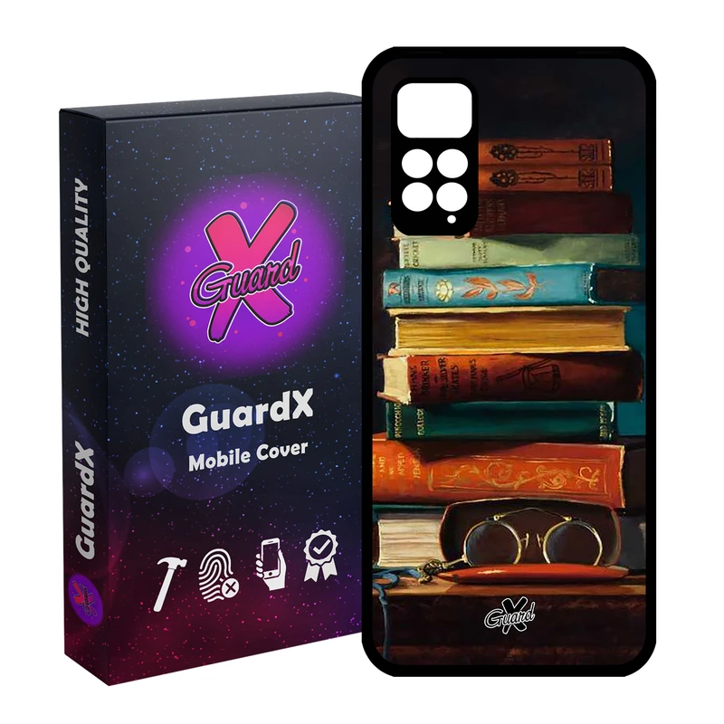 کاور گارد ایکس طرح کتاب مدل Glass10299 مناسب برای گوشی موبایل شیائومی Redmi Note 11 Pro 4G/5G