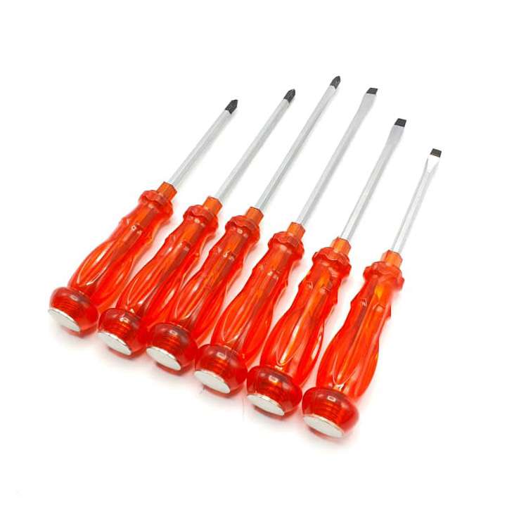 پیچ گوشتی ضربه خور مدل TAT-6 بسته 6 عددی