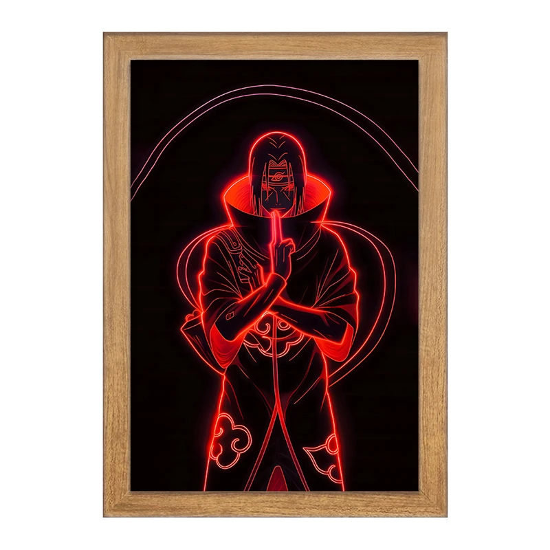 تابلو خندالو مدل ایتاچی انیمه ناروتو (Naruto) کد F4749