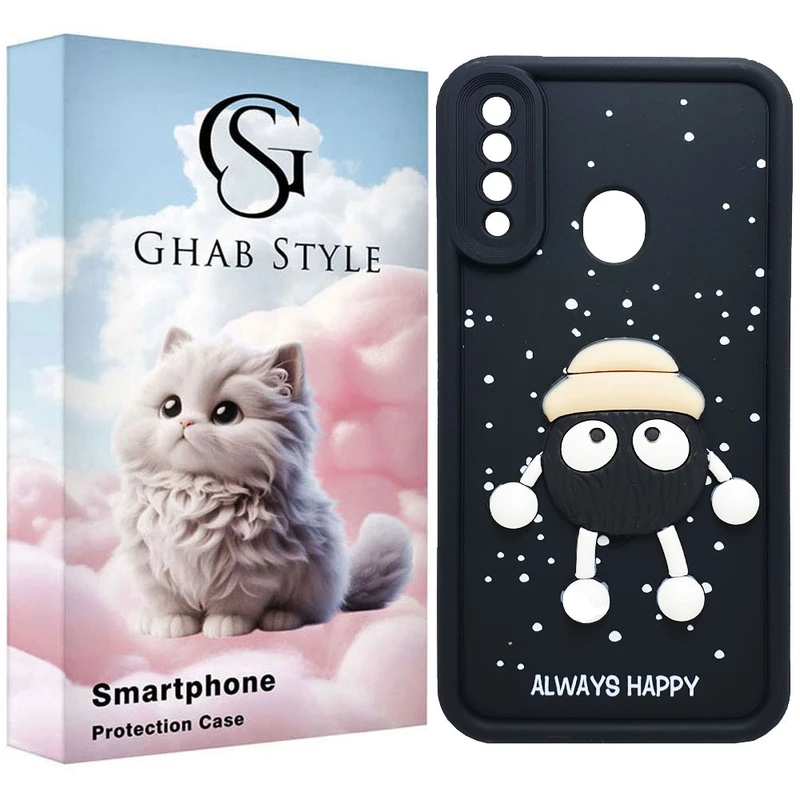 کاور قاب استایل مدل سیلیکونی طرح فانتزی مناسب برای گوشی موبایل سامسونگ Galaxy A20S