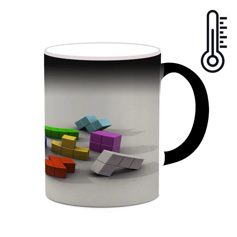 ماگ حرارتی کاکتی مدل بازی تتریس Tetris کد mgh30745