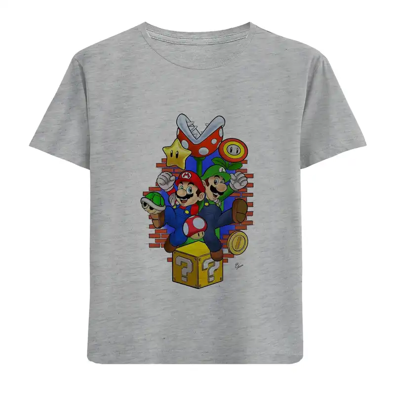 تی شرت آستین کوتاه بچگانه مدل قارچ خور 02