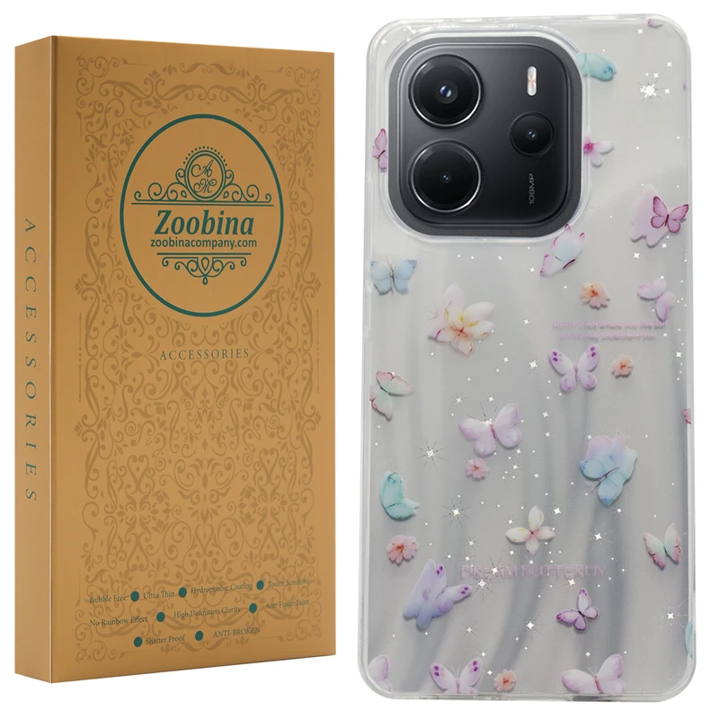 کاور زوبینا مدل Lena مناسب برای گوشی موبایل شیائومی Redmi Note 14 4G