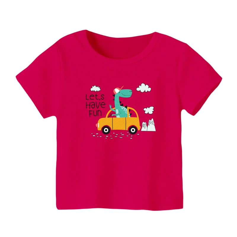 تی شرت آستین کوتاه بچگانه مدل دایناسور کد ۲۲