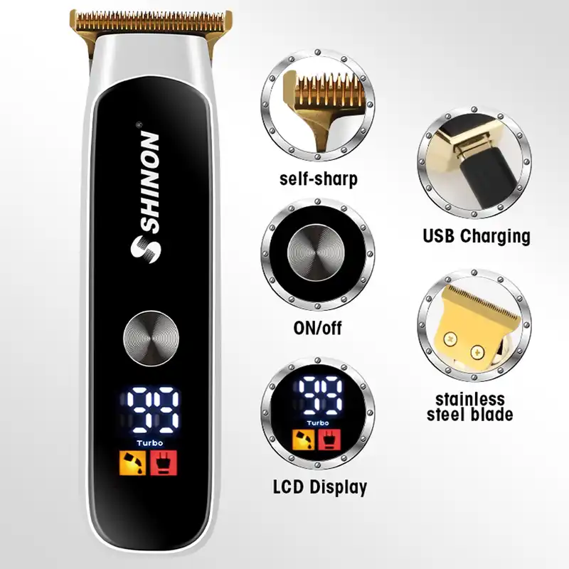 ماشین اصلاح موی سر و صورت شینون مدل SH-2726LCD