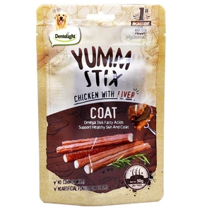 تشویقی سگ دنتالایت مدل YUMM STIX COAT وزن 50 گرم