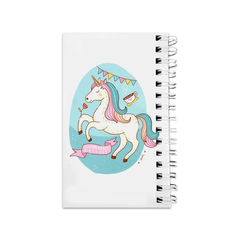 دفترچه یادداشت مدل to do list طرح اسب تک شاخ کد bambi57503