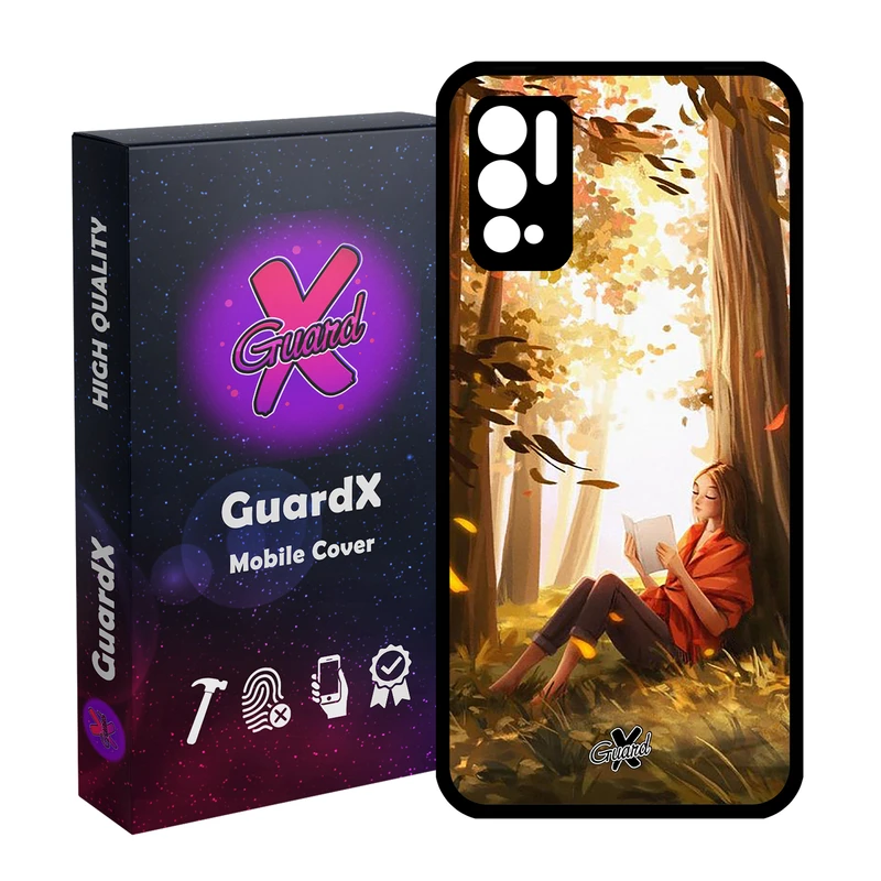 کاور گارد ایکس طرح دختر مدل Glass10276 مناسب برای گوشی موبایل شیائومی Redmi Note 10 5G / Poco M3 Pro