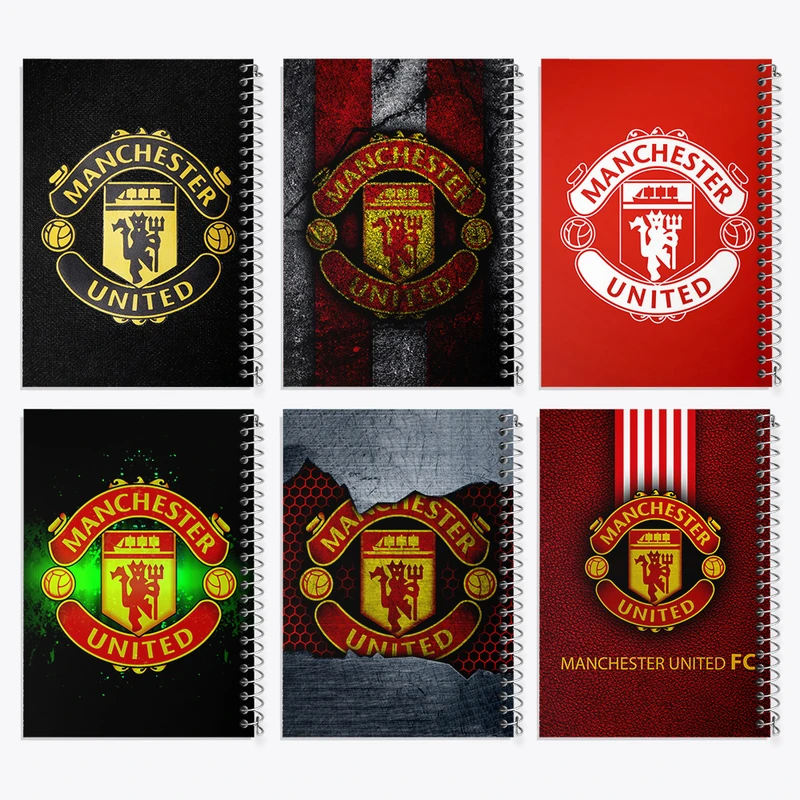 دفتر نقاشی 50 برگ خندالو طرح منچستریونایتد کد 371 مجموعه 6 عددی