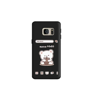 کاور طرح خرس اسموتی کد m2486 مناسب برای گوشی موبایل سامسونگ Galaxy S7 Edge