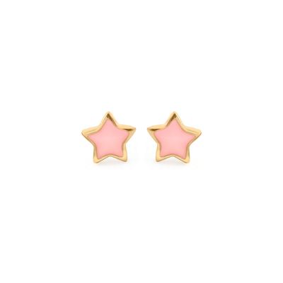 گوشواره طلا 18 عیار زنانه بان گالری مدل ستاره