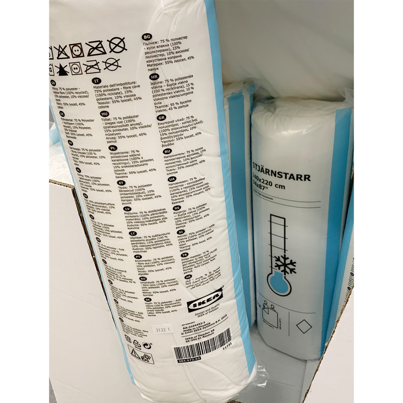 لحاف ایکیا مدل STJÄRNSTARR دونفره سایز 240×220 سانتیمتر