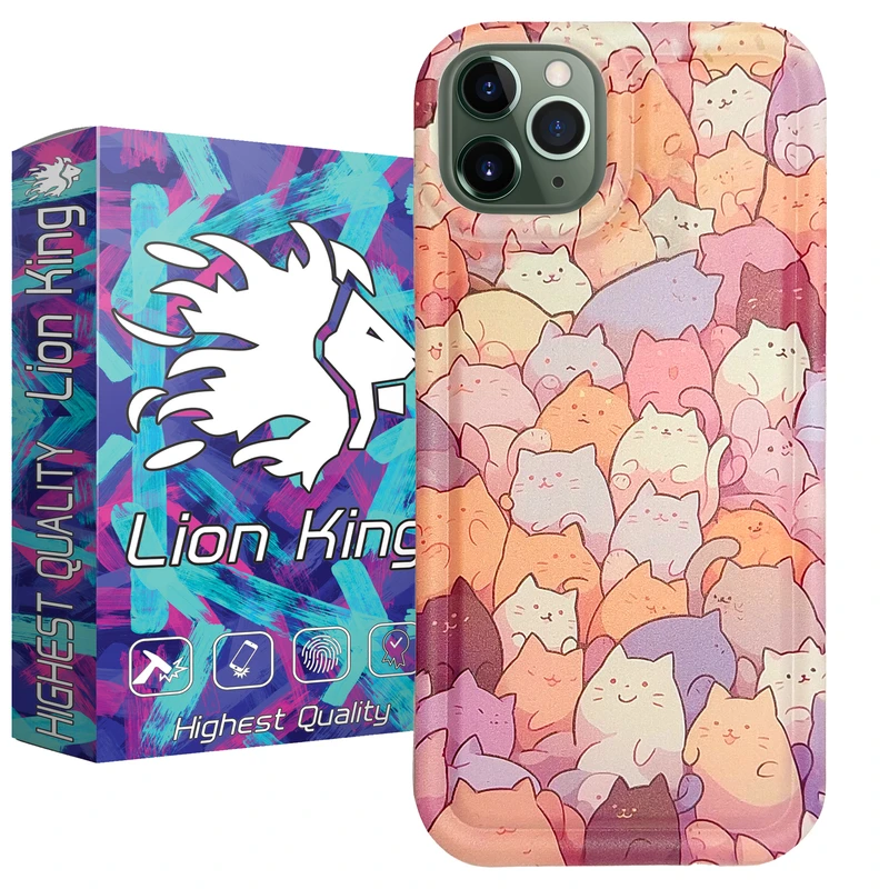 کاور لاین کینگ مدل گربه هااااااا مناسب برای گوشی موبایل اپل IPhone 11