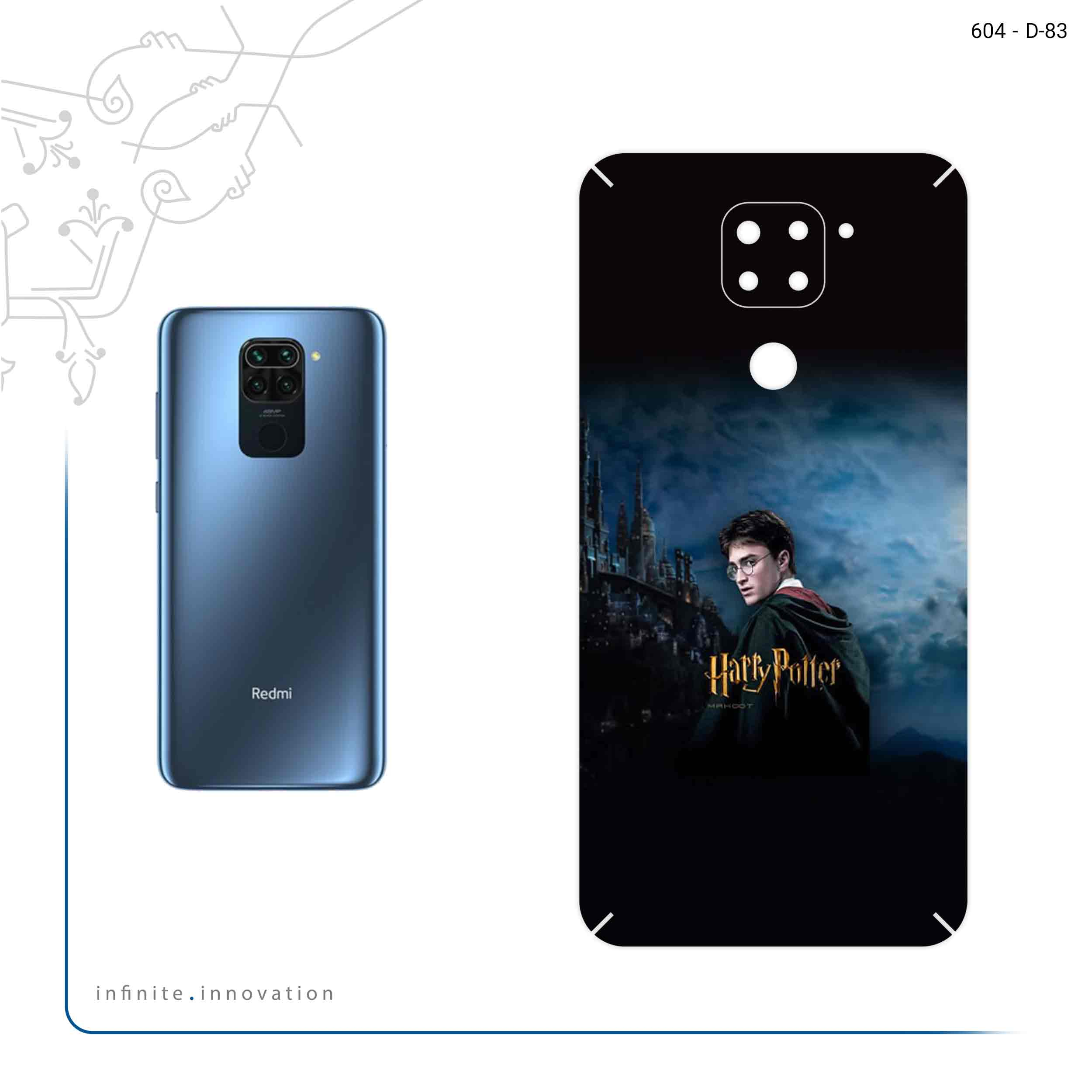 برچسب پوششی ماهوت مدل Harry Potter مناسب برای گوشی موبایل شیائومی Redmi 10X