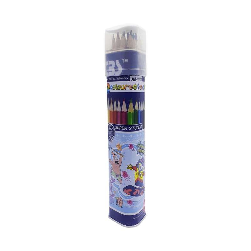 مداد رنگی 12 رنگ سی بی اس مدل JM 480-12 کد 1
