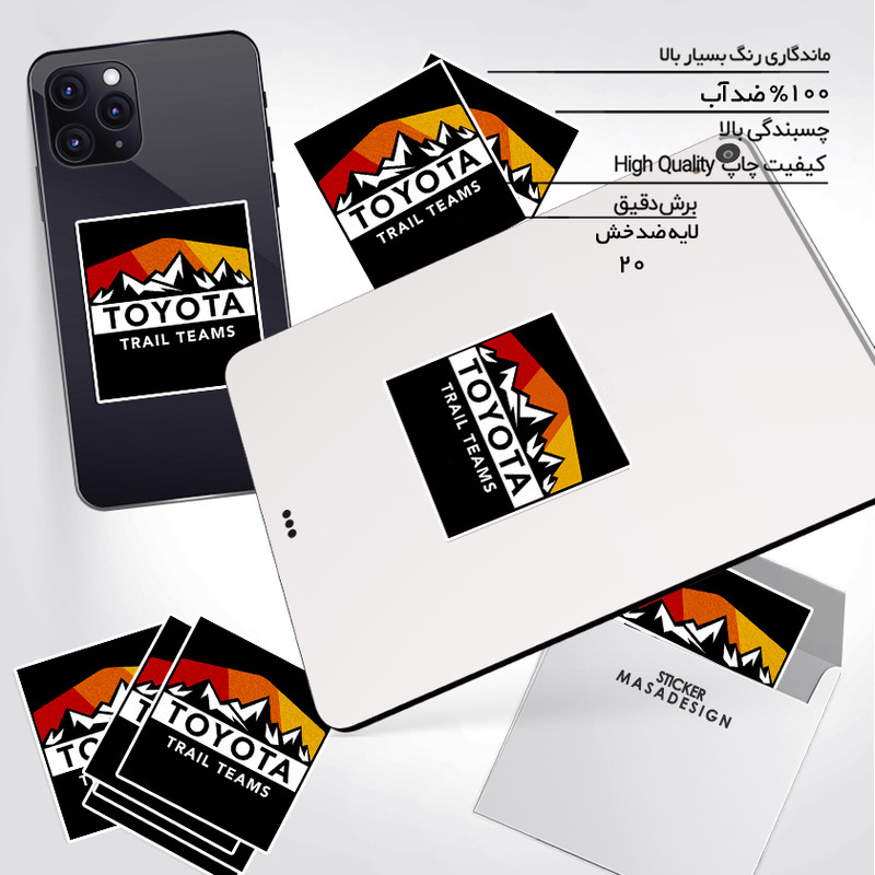 استیکر تزئینی موبایل و تبلت ماسا دیزاین مدل stkv0244