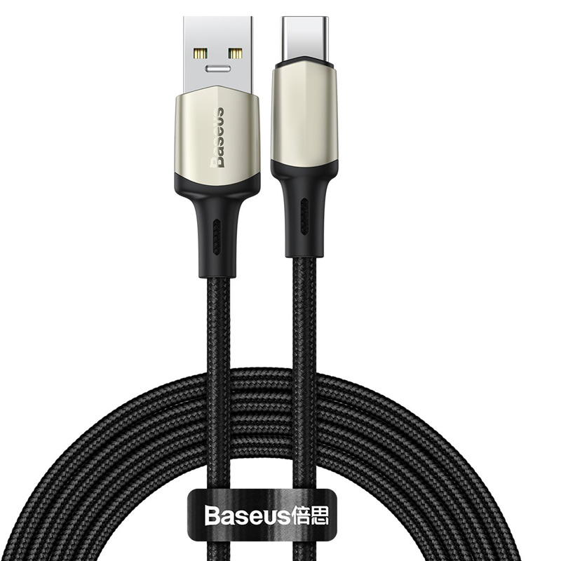 نقد و بررسی کابل تبدیل USB به USB-C باسیوس مدل Cafule CATKLF-VB01 طول 2 متر توسط خریداران