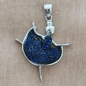 آویز گردنبند نقره زنانه سلین کالا مدل ce-w73