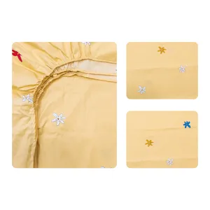 سرویس ملحفه آدنو مدل لیلیوم کد IR113 دونفره 3تکه