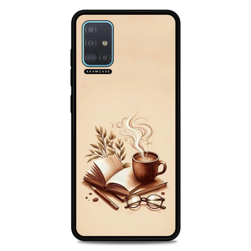 کاور آکام مدل AMC-WSGA51-COFFEE-4 مناسب برای گوشی موبایل سامسونگ Galaxy A51