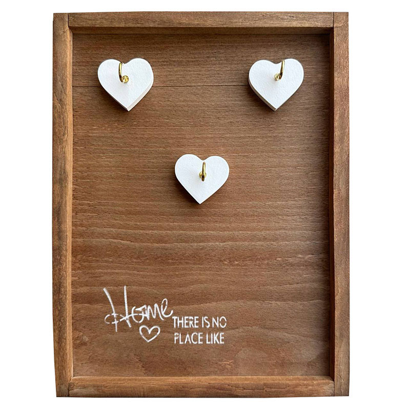 جا کلیدی مدل چوبی طرح سه قلب