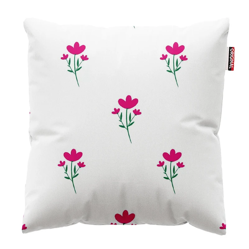 کوسن پاد آفرین طرح گل کد 2457 سایز 30*30 سانتی متر