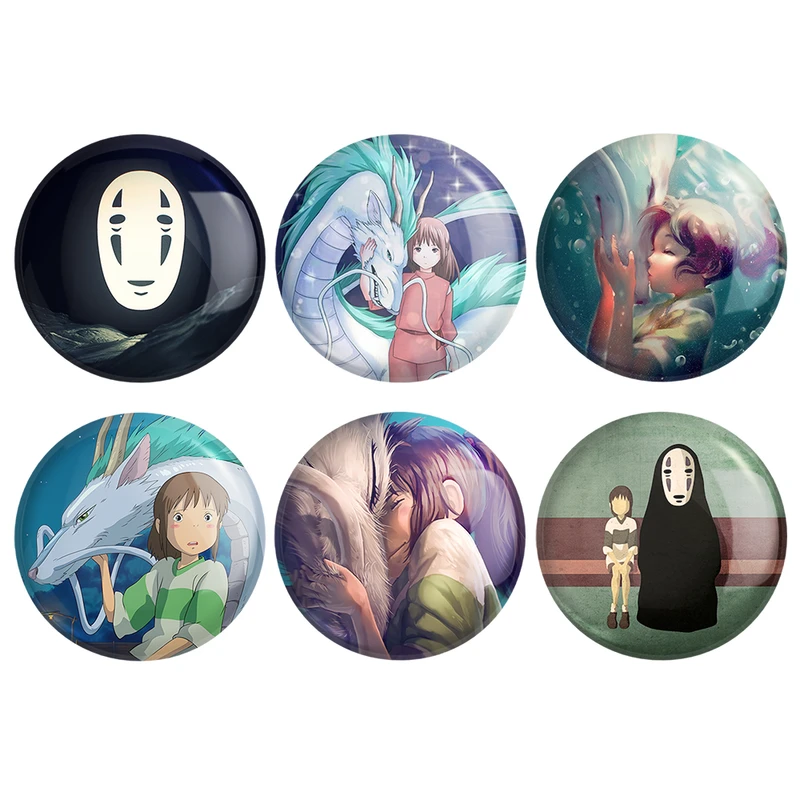 مگنت خندالو طرح انیمه شهر اشباح کد 509A مجموعه 6 عددی