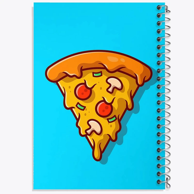 دفتر لیست خرید 50 برگ خندالو طرح فست فود پیتزا کد 29463