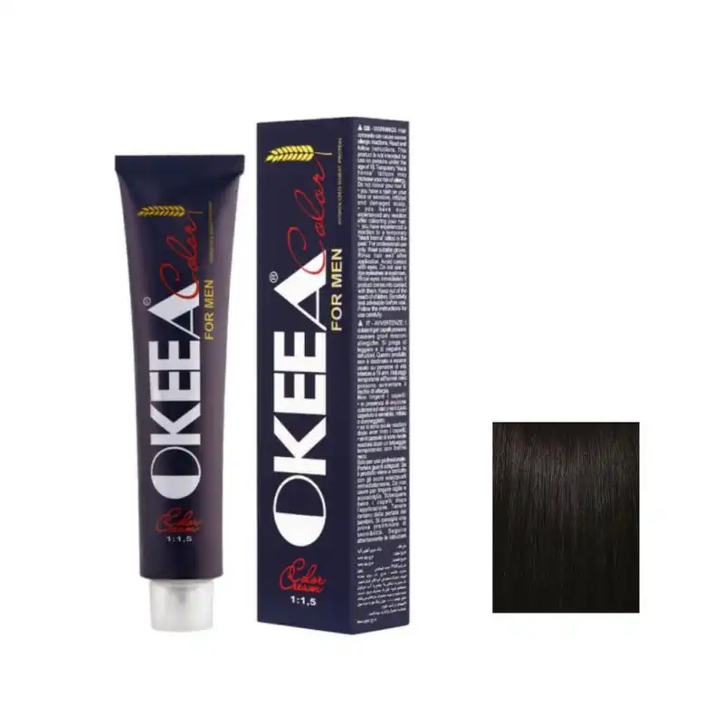 رنگ مو اکیا شماره CF2 حجم 100 میلی لیتر رنگ قهوه ای خاکستری تیره