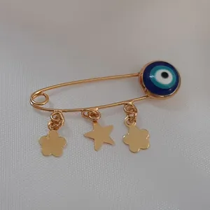 سنجاق سینه زنانه مدل چشم و نظر