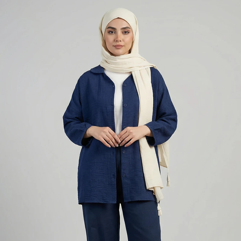مانتو زیر باسن زنانه السانا مدل کاوان کد 211805