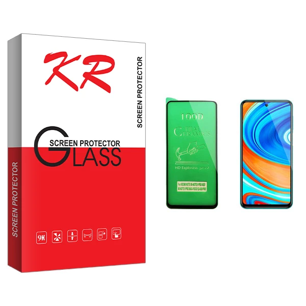 محافظ صفحه نمایش سرامیکی کی آر مدل +HD مناسب برای گوشی موبایل شیائومی Redmi Note 9 Pro