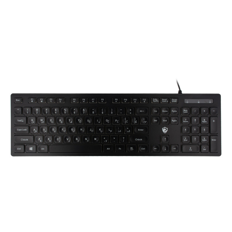 کیبورد گیمینگ بیاند مدل BGK-2010 سوئیچ ممبران، Full-Size، نورپردازی RGB