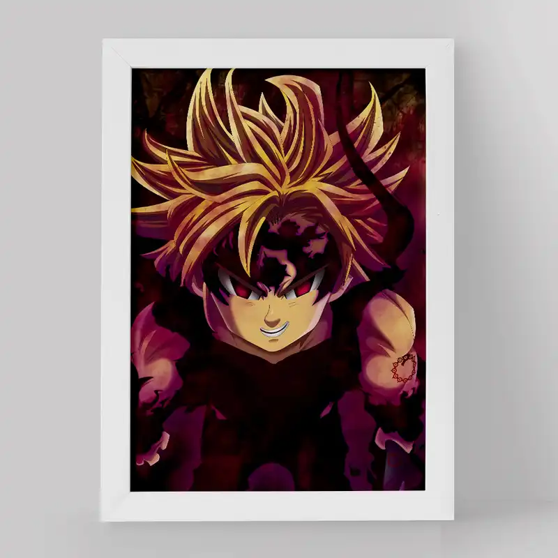 تابلو خندالو مدل ملیوداس انیمه هفت گناه کبیره کد 17531