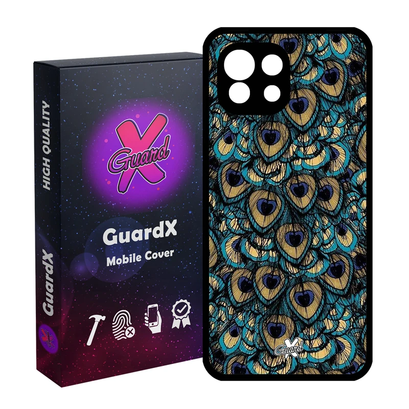 کاور گارد ایکس طرح Peacock مدل Glass10092 مناسب برای گوشی موبایل شیائومی Mi 11 Lite