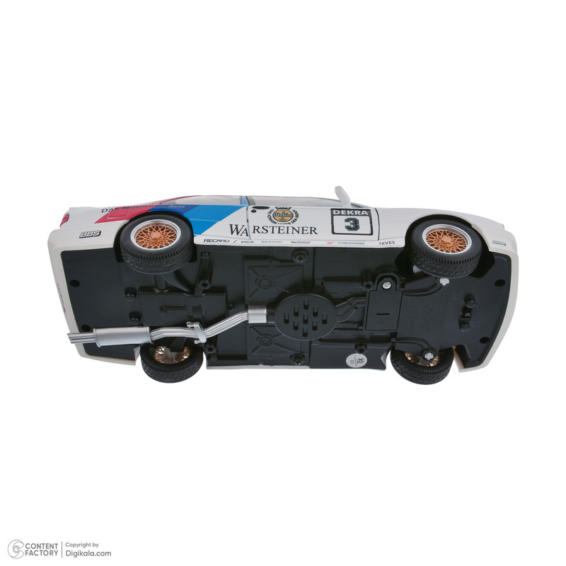 ماکت ماشین ناب سل مدل بی ام و رالی فلزی BMW E30 M3 به همراه جاسوییچی