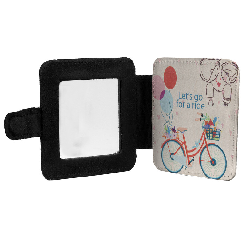 آینه جیبی مدل زوج و دوچرخه کد A701