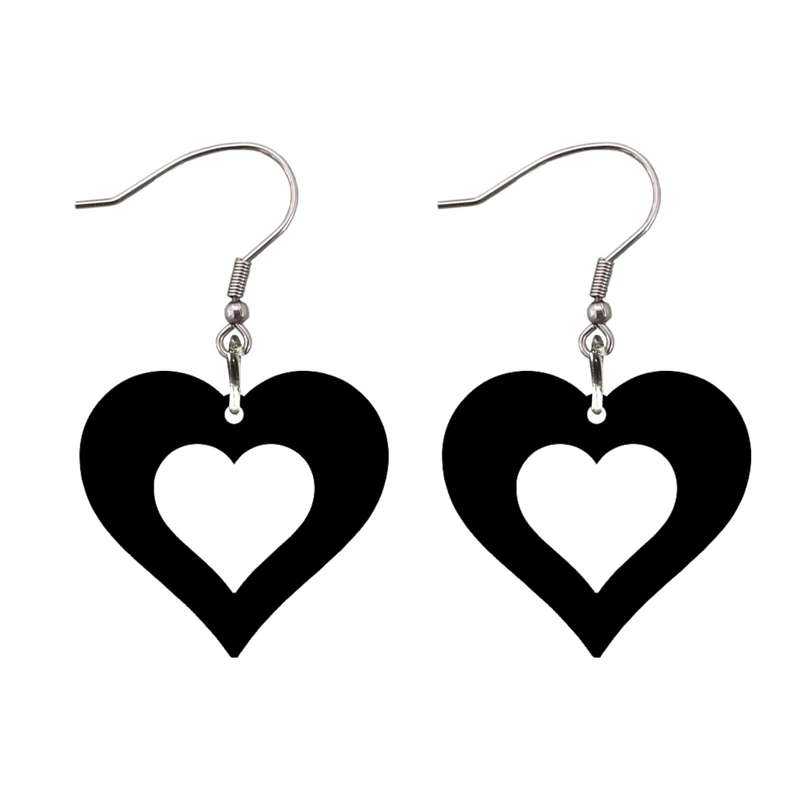 گوشواره دخترانه مدل قلب کد p-02 گوشواره دخترانه مدل قلب کد p-02