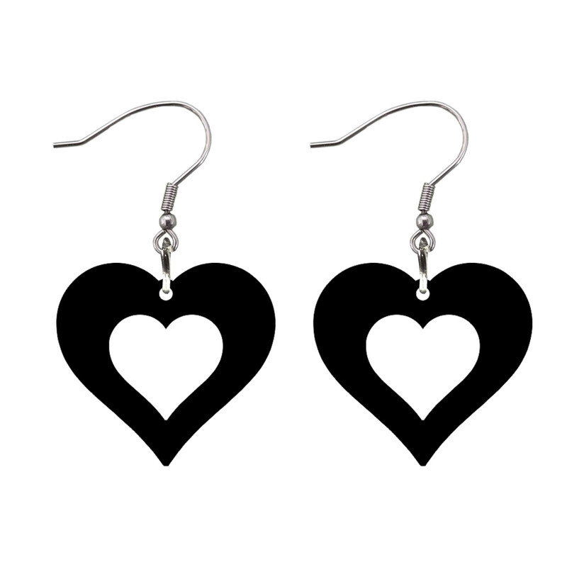 گوشواره دخترانه مدل قلب کد p-02 گوشواره دخترانه مدل قلب کد p-02