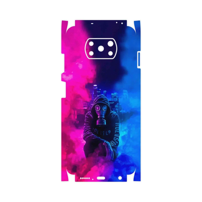 برچسب پوششی ماهوت مدل Smoke Rainbow Digital Art 2-FullSkin مناسب برای گوشی موبایل شیائومی Poco X3 NFC