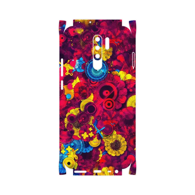 برچسب پوششی ماهوت مدل Vector Flower Garden Digital Art-FullSkin مناسب برای گوشی موبایل شیائومی Redmi 9