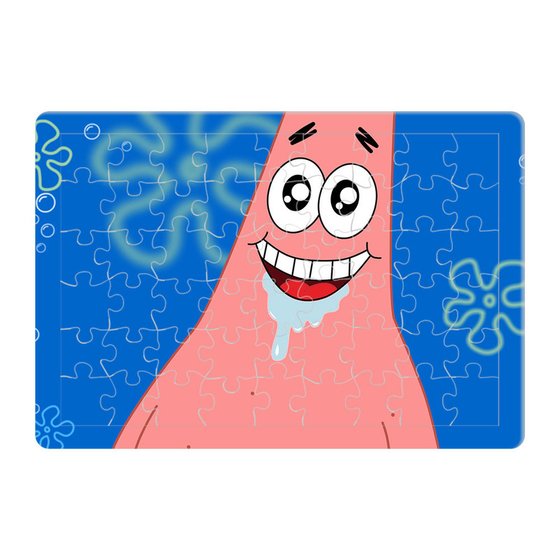 پازل 54 تکه هومرو مدل PL464 طرح انیمیشن باب اسفنجی پاتریک