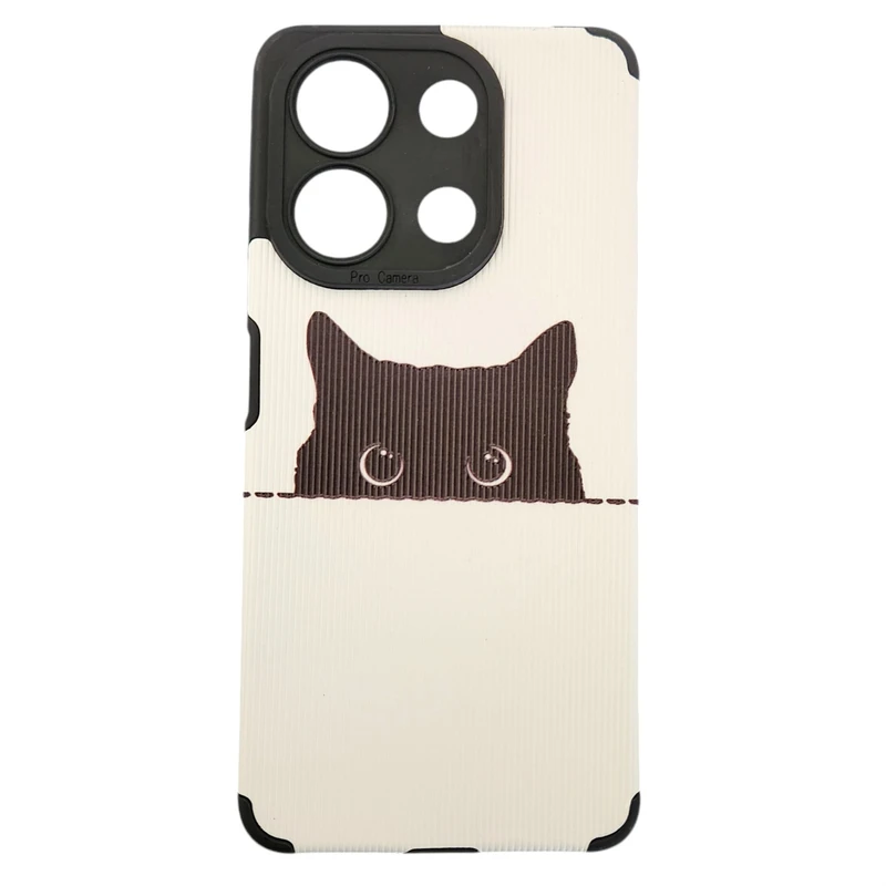 کاور مدل کبریتی طرح گربه مناسب برای گوشی موبایل شیائومی Redmi Note 13 4G 