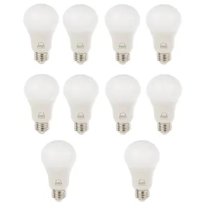 لامپ LED بروکس 10 وات مدل A60 پایه E27 بسته 10 عددی