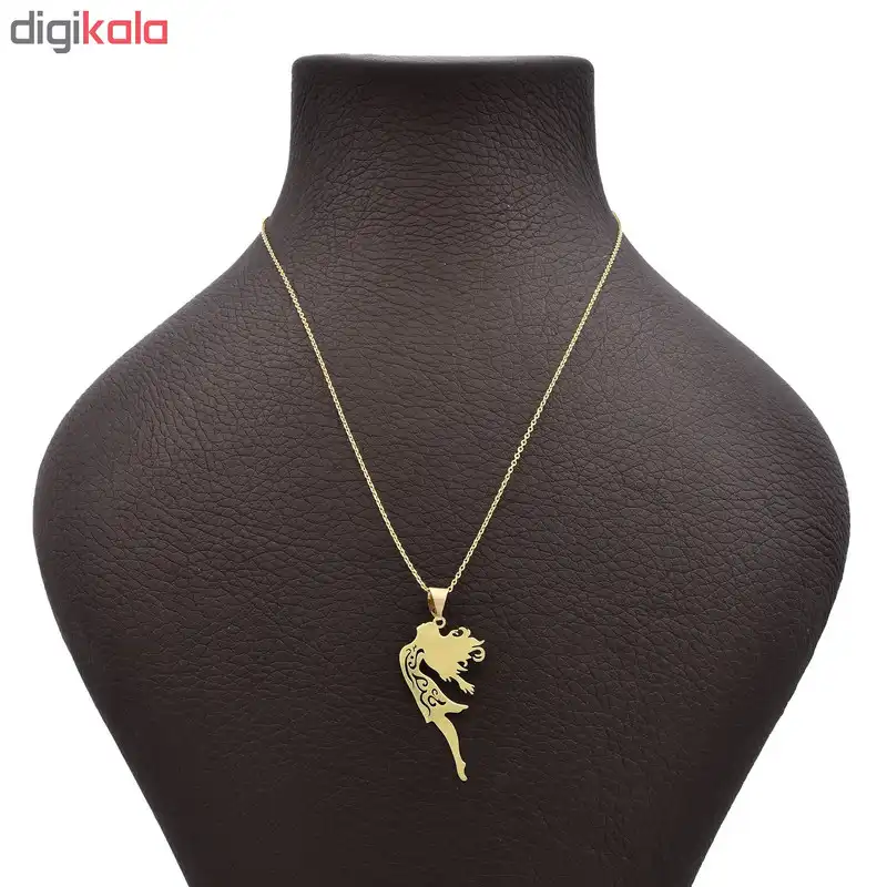 گردنبند طلا 18 عیار زنانه الن نار مدل دختر ELN6253081