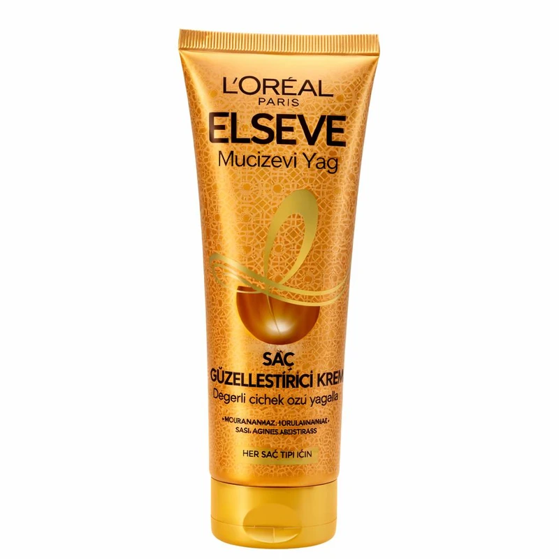 کرم مو تقویت کننده لورآل مدل Mucizevi Yağ مناسب برای انواع مو حجم 150 میلی لیتر