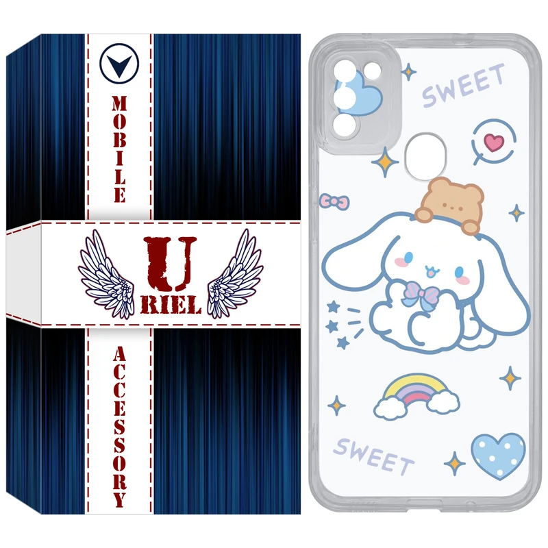 کاور یوریل مدل Clear کد 24 طرح خرگوش بامزه مناسب برای گوشی موبایل سامسونگ Galaxy A11 / M11