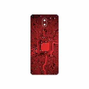 MAHOOT Red Printed Circuit Board Cover Sticker for Nokia 3.1