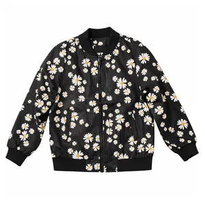 کاپشن دخترانه مدل گل بابونه