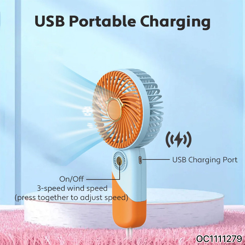 پنکه همراه مدل JL8897 ظرفیت 1200 میلی آمپر ساعت